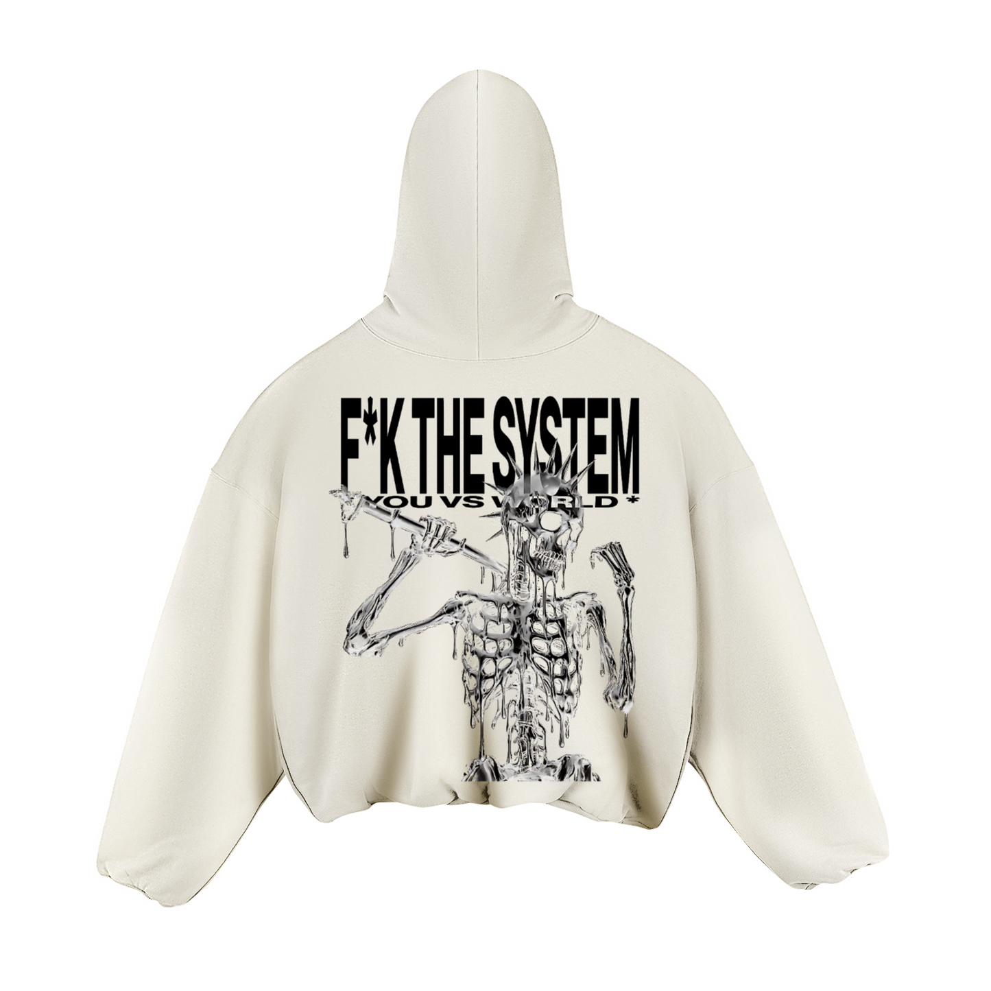 * YOU VS WRLD * Oversized hoodie