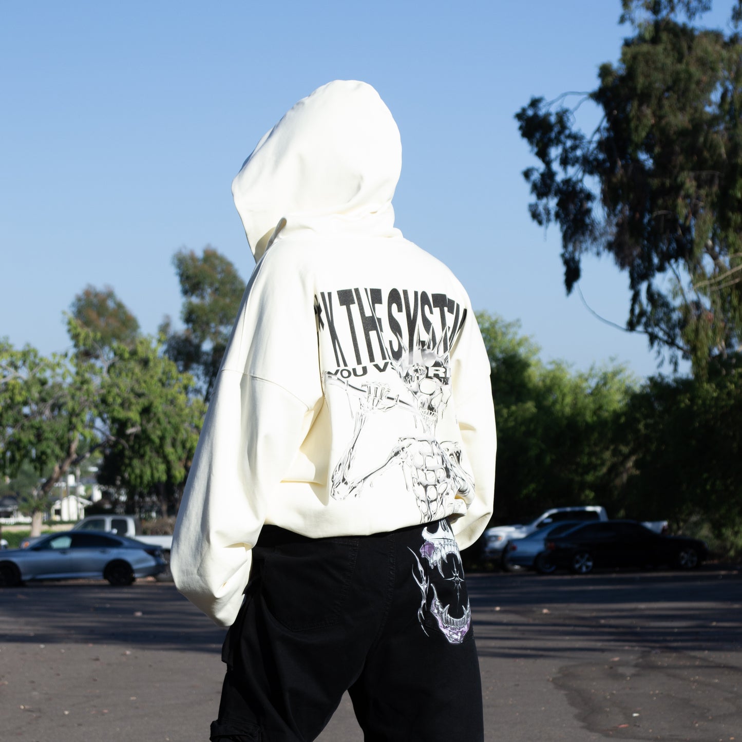 * YOU VS WRLD * Oversized hoodie
