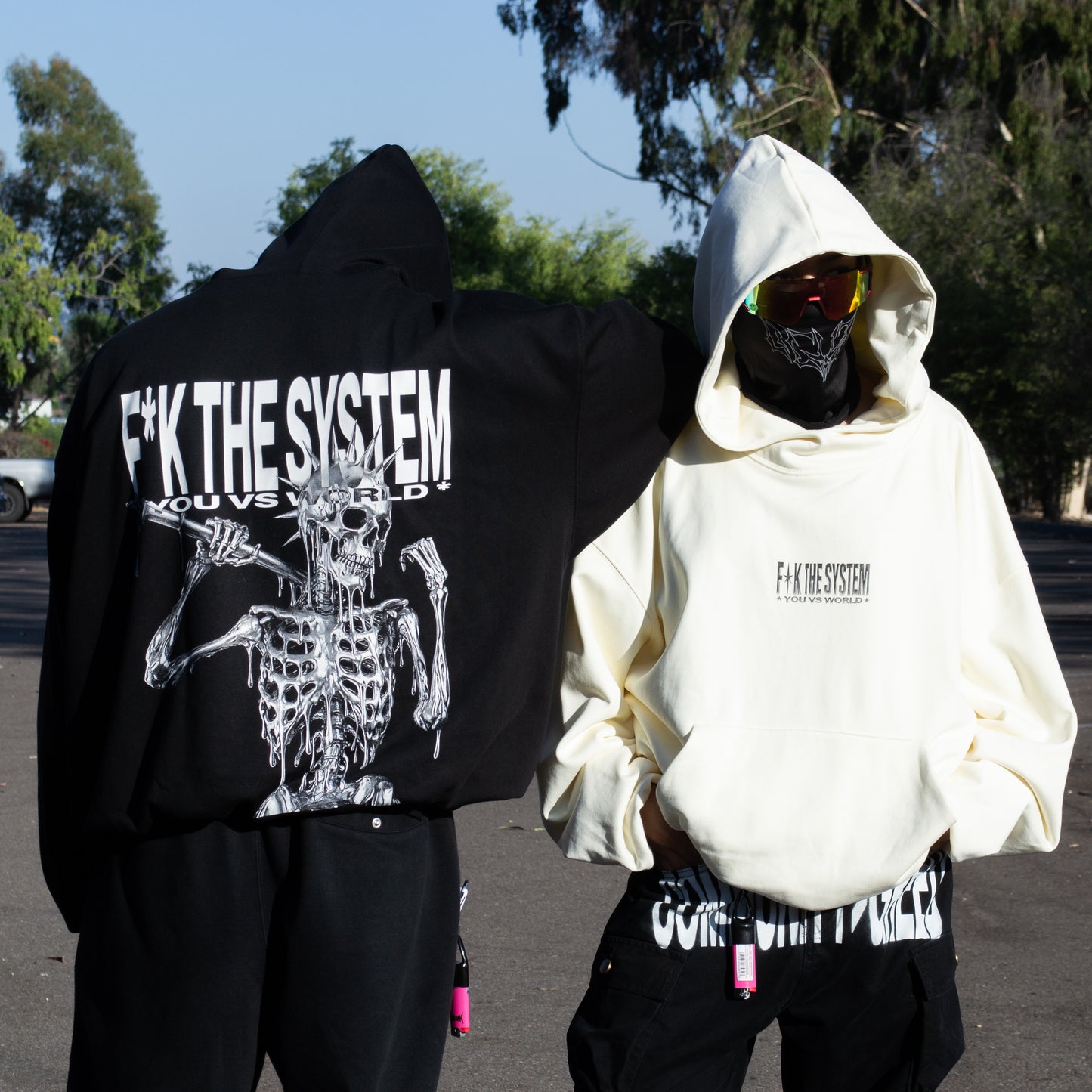 * YOU VS WRLD * Oversized hoodie
