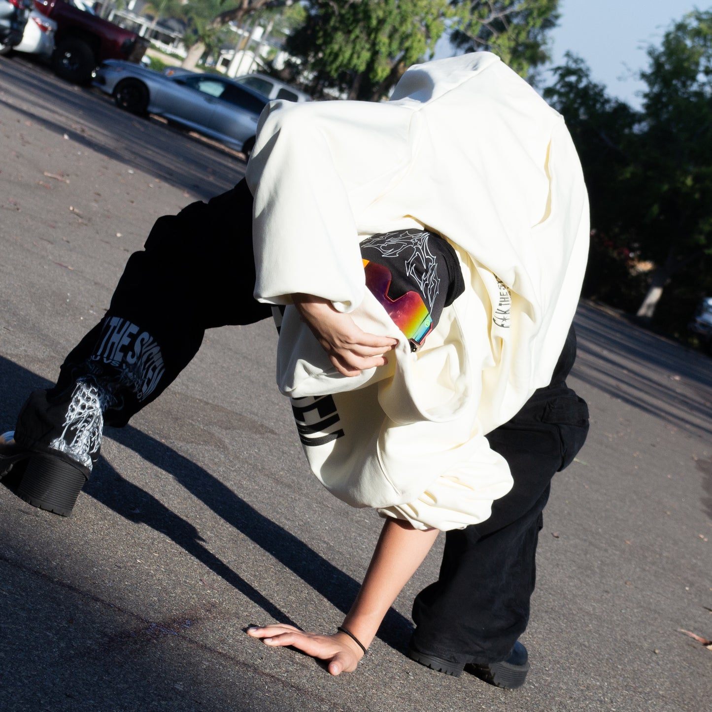 * YOU VS WRLD * Oversized hoodie