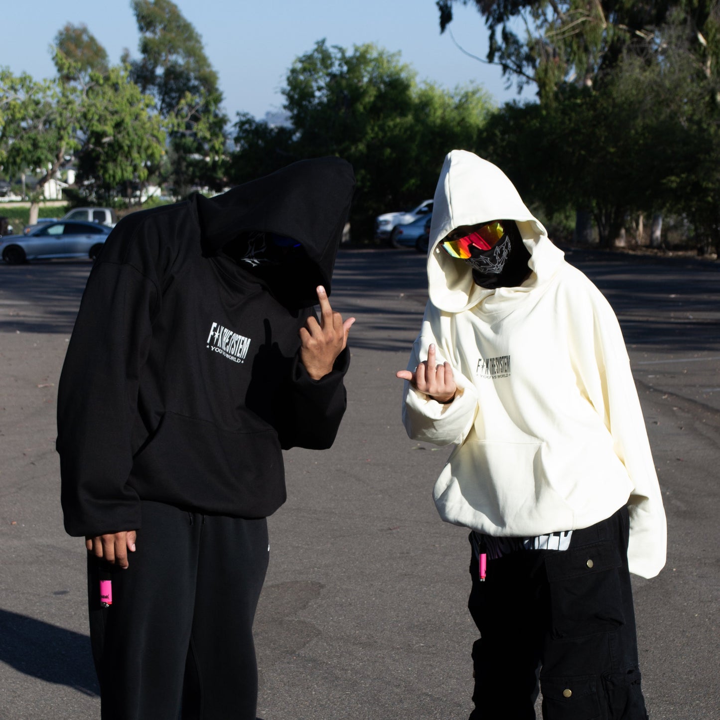 * YOU VS WRLD * Oversized hoodie