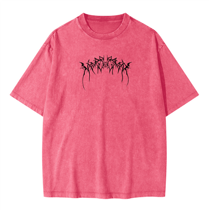 Unisex Oversized Snow Wash T-shirt(285GSM)