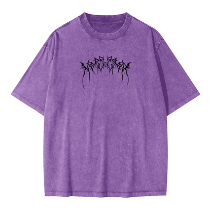 Unisex Oversized Snow Wash T-shirt(285GSM)
